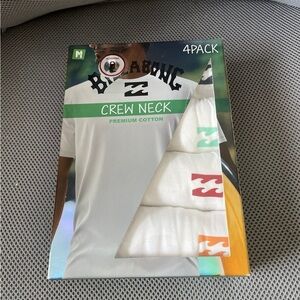 Billabong  tshirts size medium set of four.